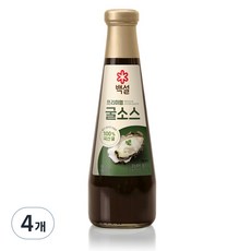 백설 프리미엄 굴소스, 4개, 500g