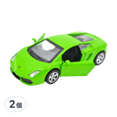 樂彩森林 正版授權合金名車 藍寶堅尼 Lamborghini Gallardo LP 560-4 迴力車 1:43, 顏色隨機, 2個