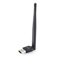 E-books WS3 高效能天線 WiFi 網路 USB 無線網卡, 150Mbps, 3dBi 高增益天線, 旋轉式大角度天線, E-PCK003, 黑色, 1個