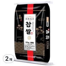 가가호호 찹쌀, 10kg, 2개