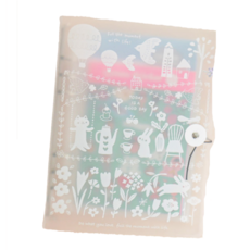 JOY STAR INS風 A5多功能收納冊, 本品4格5張入+大單格5張入, 花鞦韆, 1本