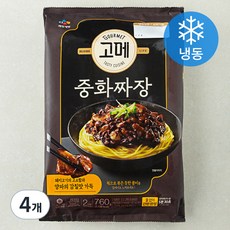 CJ 고메 중화짜장 2인분 (냉동), 760g, 4개