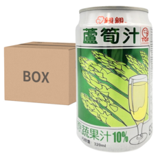 CHIN CHIN 親親 蘆筍汁, 320ml, 24罐裝, 24罐