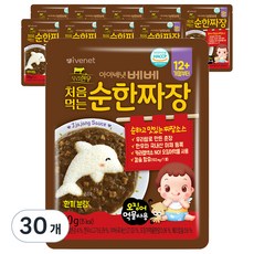 아이배냇 베베 처음먹는 순한 즉석 짜장, 30개, 50g