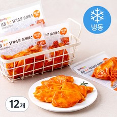 곰곰 소스 닭가슴살 슬라이스 레드 크림 커리 (냉동), 120g, 12개