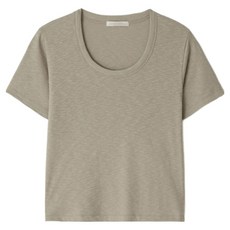 女款U領竹節棉T恤 LCFDPTS11