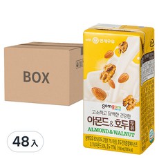 Gomgom 杏仁核桃豆奶, 24入, 190ml, 48入