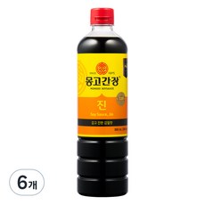 몽고간장 진, 900ml, 6개