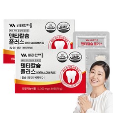 Vitamin Village 維生素D&錳&鈣Plus綜合錠 78g, 2個, 60顆