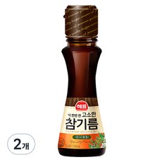 해표 고소한 참기름, 55ml, 2개