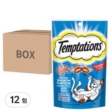 Temptations 喵愛餡 貓點心, 開胃甜鮭口味 Set, 12包, 75g