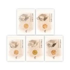 우리곡간 현미누룽지 120g + 귀리누룽지 120g + 검정깨누룽지 120g + 강황누룽지 120g + 코코넛누룽지 120g, 1세트