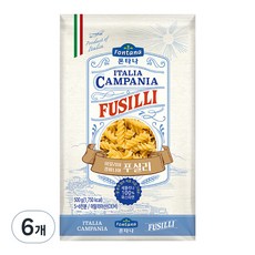폰타나 이탈리아 캄파니아 푸실리, 6개, 500g