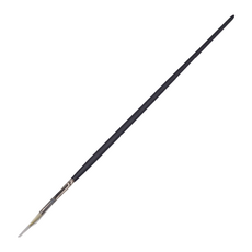 KUM 庫姆 Black Line 耐磨纖維圓頭油畫筆, 2號, 1個