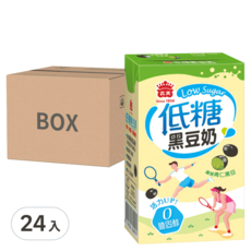 義美 低糖黑豆奶, 250ml, 24入