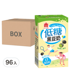 義美 低糖黑豆奶, 250ml, 96入