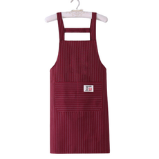 씨오브비 주방용 카페용 코튼 패브릭 앞치마