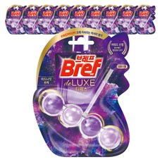 브레프 디럭스 변기세정제 미드나잇 부케, 50g, 10개