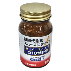 sato 佐藤製藥 Q10膠囊, 90粒, 90顆, 400mg, 1罐