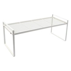 에버하우스 다용도 철제 수납렉 정리선반, 화이트, 1개 화이트, 1개
