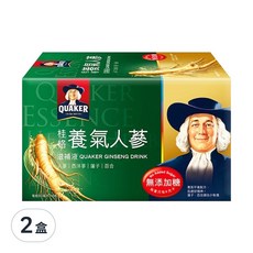 QUAKER 桂格 無糖養氣人蔘, 60ml, 6瓶, 2盒