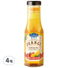 폰타나 프렌치 오렌지 드레싱, 270g, 4개
