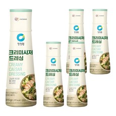 청정원 크리미시저 드레싱, 315g, 5개