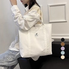 엘쏘 베이직 골지 코듀로이 캔버스 에코백