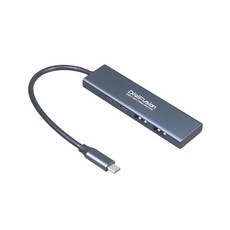 DigiFusion 伽利略 Type-C USB3.2 Gen2 10G 2A2C HUB 集線器 19.5cm線長, CU32H2AC, 1條