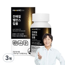 내츄럴플러스 전해질 밸런스 칼륨, 120정, 3개 - 포타슘코코에이트