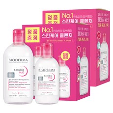 BIODERMA Sensibio H2O卸妝水組 500ml+250ml, 2組