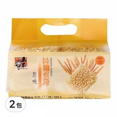 五木 純麵煮意 原味 8入, 無調味包 純麵, 504g, 2包