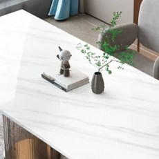 大理石 防水自黏壁紙, PVC材質, 尺寸40cmx100cm, 40 x 100cm, 爵士白