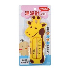 echo 浴室用湯溫計(長頸鹿), 1入, 可愛造型設計，精準測量水溫，確保寶寶沐浴安全
