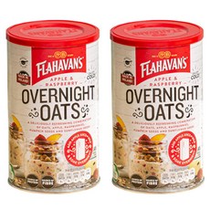 FLAHAVAN'S 隔夜燕麥片, 450g, 2罐