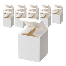 무지 선물상자 2호 8 x 8 x 10 cm, 화이트, 15개 화이트, 15개