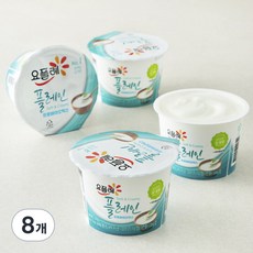요플레 플레인, 180g, 4개입, 2개 180g, 8개
