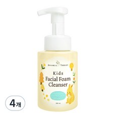 보타니컬테라피 키즈 페이셜 폼 클렌저, 280ml, 4개