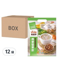 ViVa 萬歲牌 燕麥堅果飲 堅果纖蔬燕麥 32公克x10包 12袋, 32g, 10包