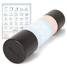 勞拉蘋果EPP泡沫軸+運動海報, 黑色的, 1組