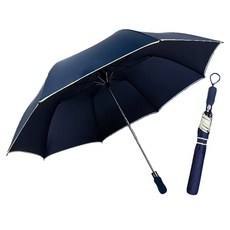 超大自動傘 Set 2支, 寬125cm 高78cm, 碰擊布 EVA傘柄, 商務黑 藏青藍 酒紅色 琥珀棕 暗夜綠