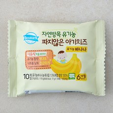덴마크 자연방목 유기농 짜지않은 아기치즈 바나나맛, 170g, 1개