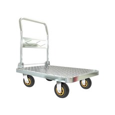 德利生活 手推車, 72*48cm 4吋靜音灰輪 載重250公斤, 鋼板款, 1個