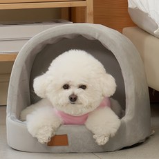 Redpuppy 圓頂絨毛寵物屋, Pastelgray