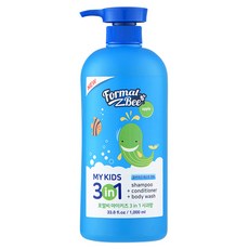 Formal Bee KiDS 3合1 嬰幼兒洗髮精+潤髮乳+沐浴乳, 33.8 fl.oz / 1,000 ml, 1L, 1瓶