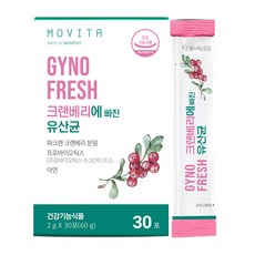 지노프레쉬 크랜베리에 빠진 유산균 30p, 1개, 30회분