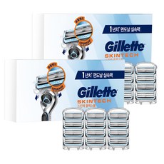 Gillette 吉列 2024 Skintech 刮鬍刀刀片, 12入, 2個