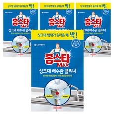홈스타 맥스 싱크대 배수관 클리너, 680ml, 4세트 680ml, 4개