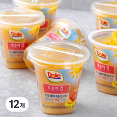 Dole 후룻컵 복숭아컵, 198g, 12개 198g × 12개 섬네일