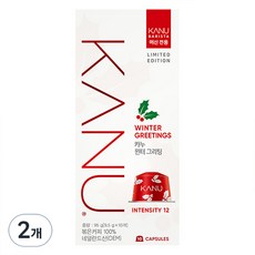 카누 바리스타 머신 전용 캡슐커피 윈터그리팅, 10g, 2개, 10개입